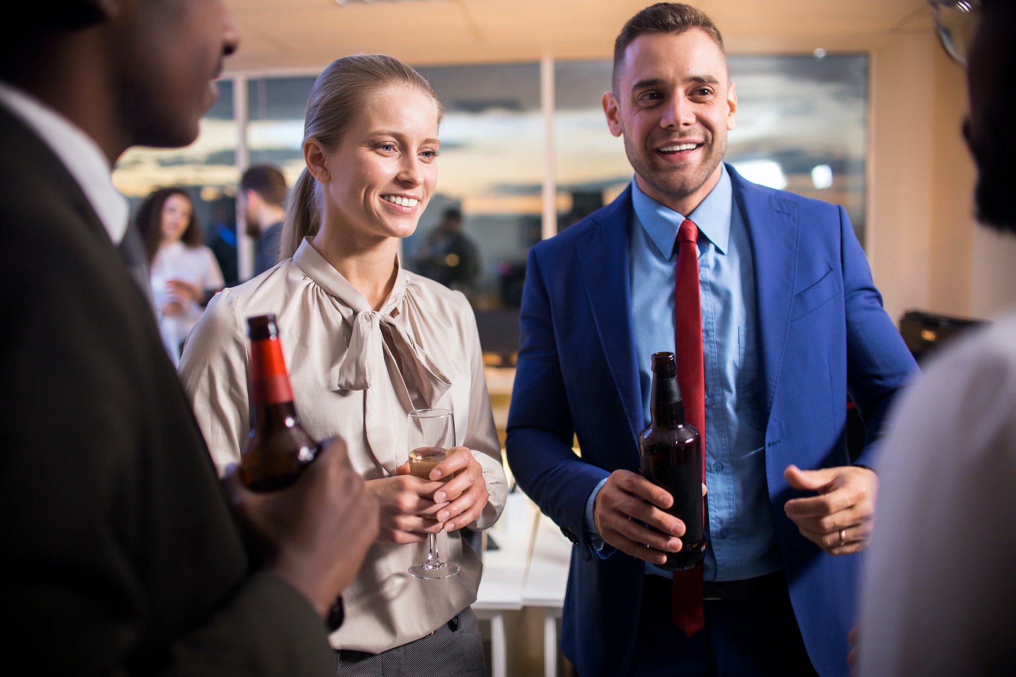 Security team supporting a corporate celebration event